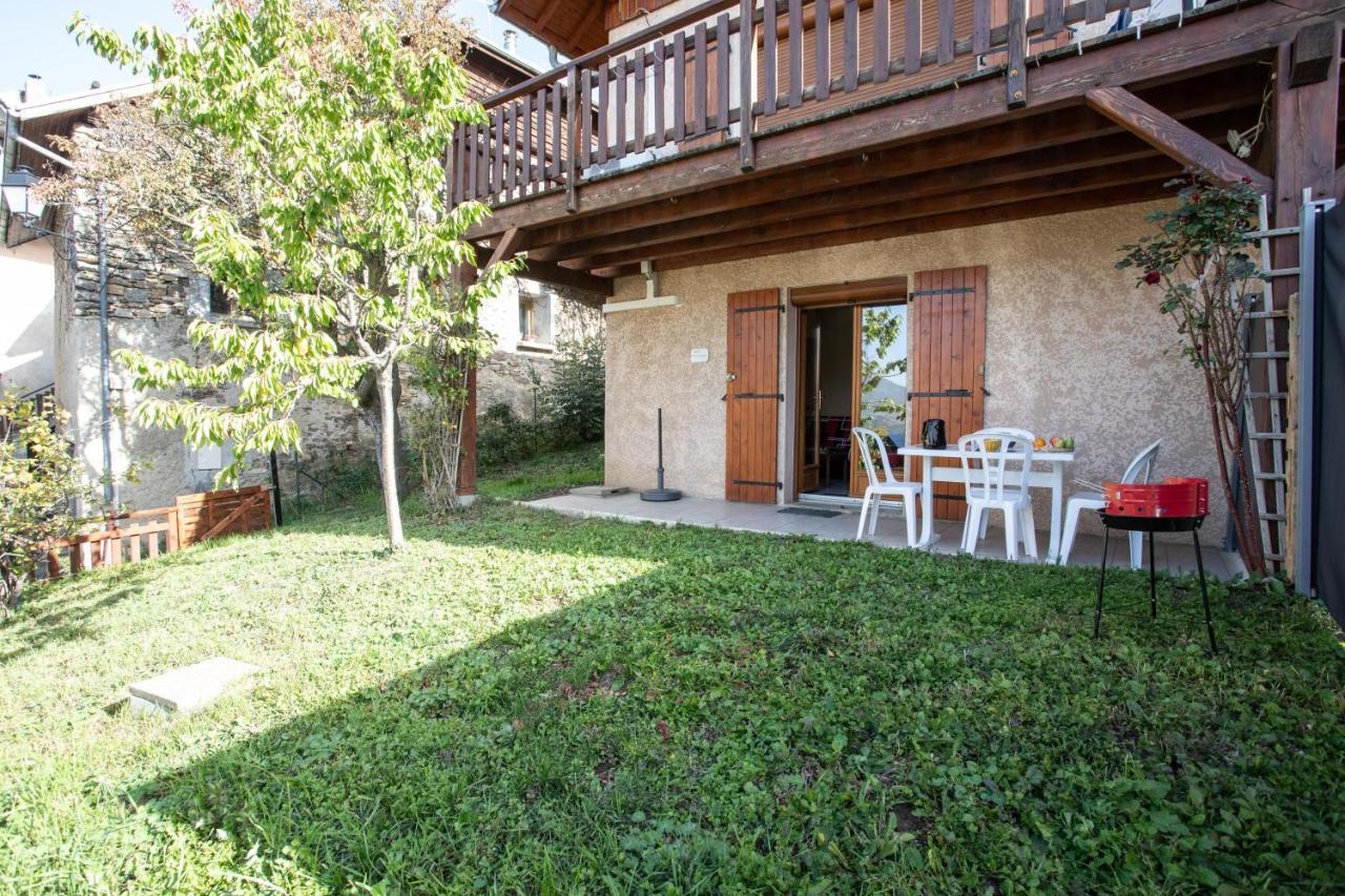 Апартаменты Le Mont Guillaume - 1 Chambre Terrasse Et Jardin Saint-Andre-d'Embrun Экстерьер фото